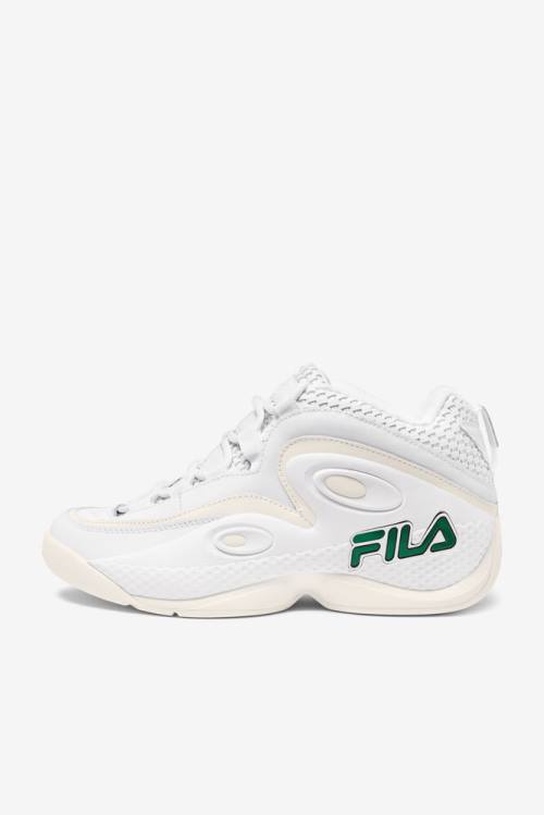 White Men's Fila Grant Hill 3 Woven Sneakers | Fila427CK