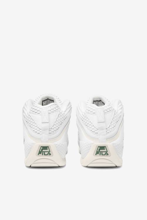 White Men's Fila Grant Hill 3 Woven Sneakers | Fila427CK