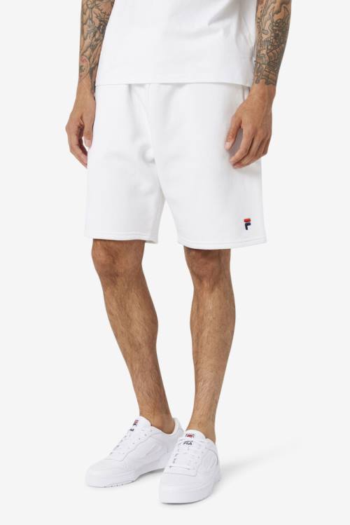 White Men's Fila Kasta Shorts | Fila135VL