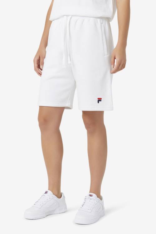 White Men's Fila Kasta Shorts | Fila135VL