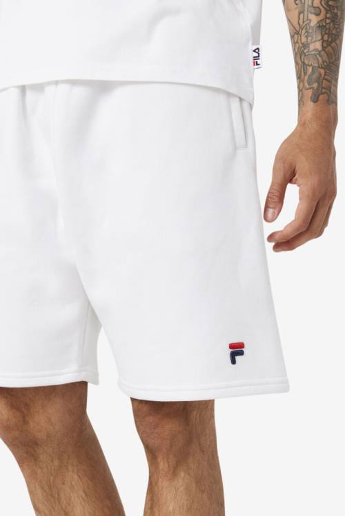 White Men's Fila Kasta Shorts | Fila135VL