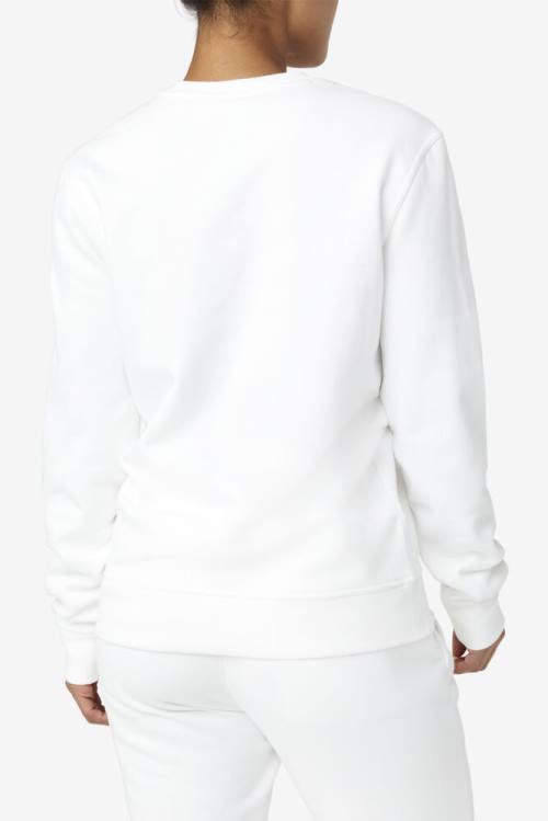 White Men's Fila Kieve Sweatshirts | Fila917LR