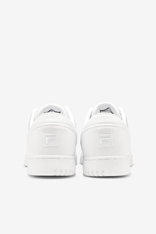 White Men's Fila Original Fitness Sneakers | Fila956QT