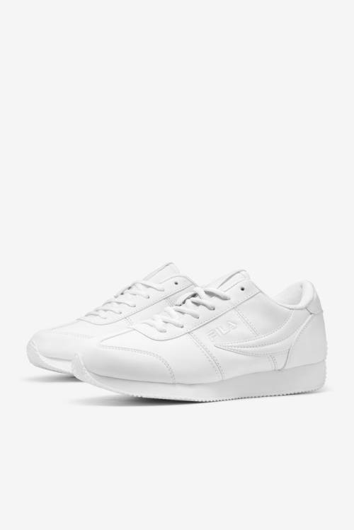 White Men's Fila Province Sneakers | Fila290OL