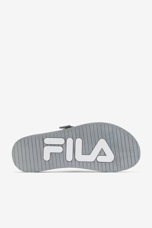 White Men's Fila Sol-slide V2 Slides | Fila807TI