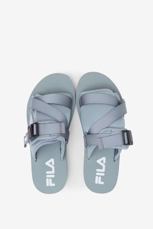 White Men's Fila Sol-slide V2 Slides | Fila807TI