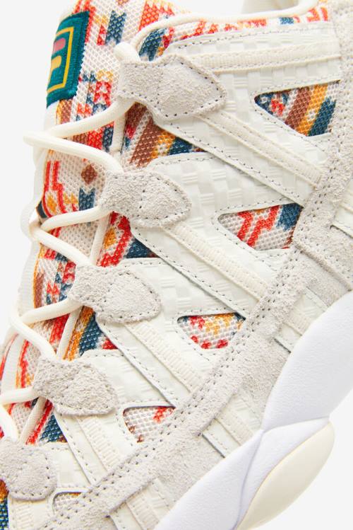 White Men's Fila Stackhouse Spaghetti Sneakers | Fila472RC