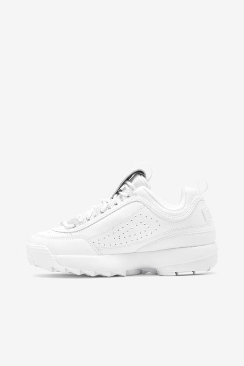 White / Multicolor Women's Fila Disruptor 2 Pride Sneakers | Fila496DL