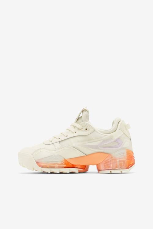 White / Multicolor Women's Fila New Unit Sunset Sneakers | Fila176IN