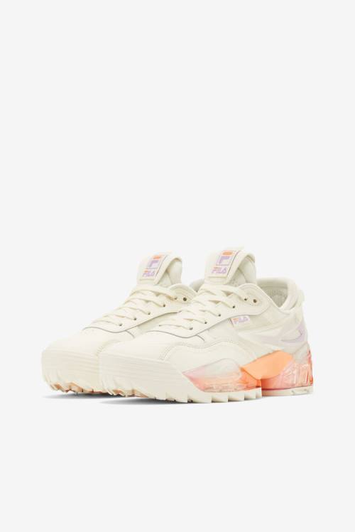 White / Multicolor Women's Fila New Unit Sunset Sneakers | Fila176IN