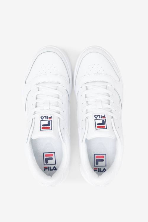 White / Navy / Red Men's Fila Lnx-100 Sneakers | Fila415MC