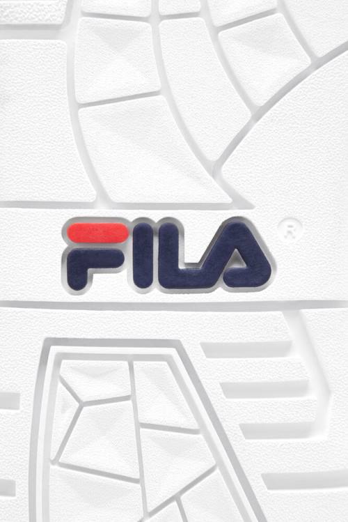 White / Navy / Red Men's Fila Lnx-100 Sneakers | Fila415MC