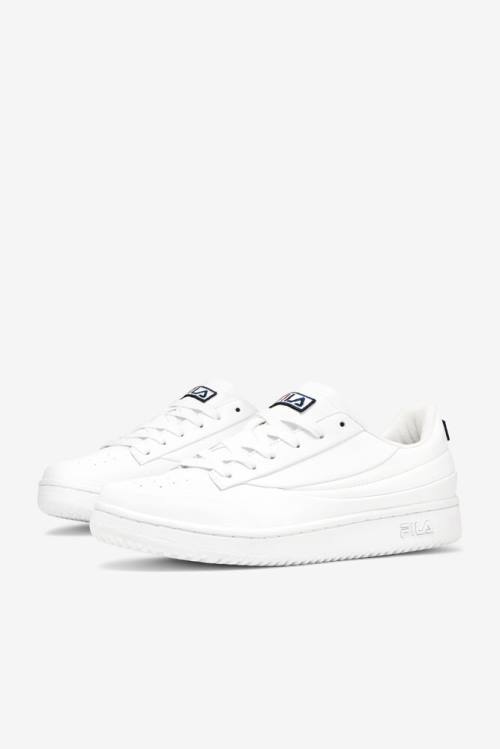 White / Navy / Red Men's Fila Original Tennis Lx Tennis Shoes | Fila468JC