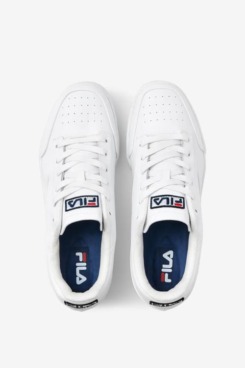 White / Navy / Red Men's Fila Original Tennis Lx Tennis Shoes | Fila468JC