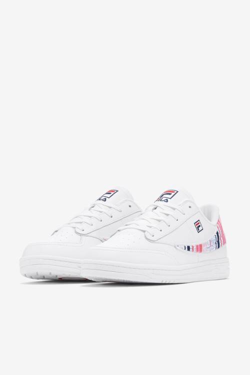 White / Navy / Red Men's Fila Tennis 88 Rolando Tennis Shoes | Fila692ZM