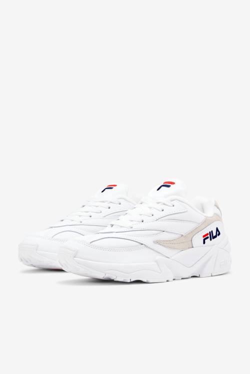 White / Navy / Red Men's Fila V94m Sneakers | Fila754HY