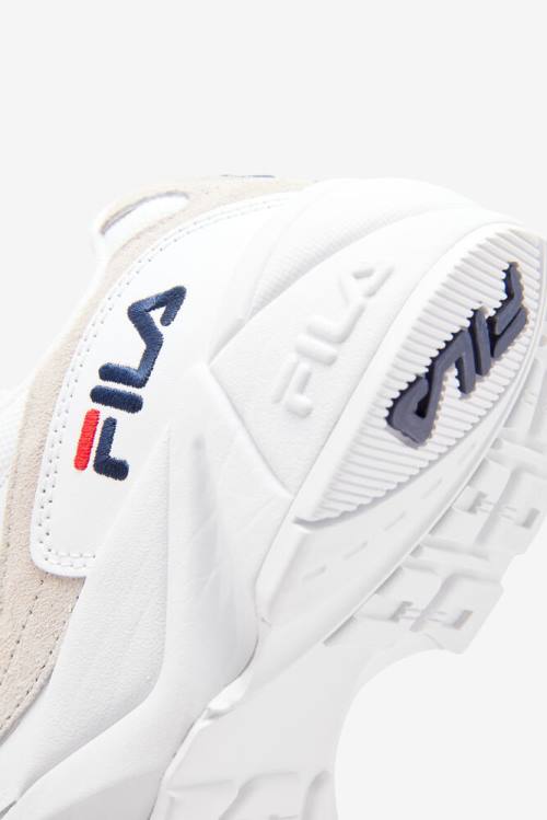 White / Navy / Red Men's Fila V94m Sneakers | Fila754HY