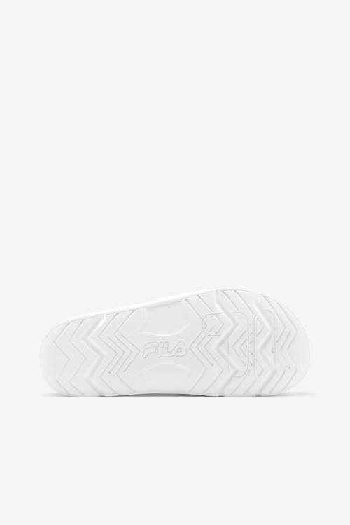 White / Navy / Red Women's Fila Drifter Slides | Fila032DF