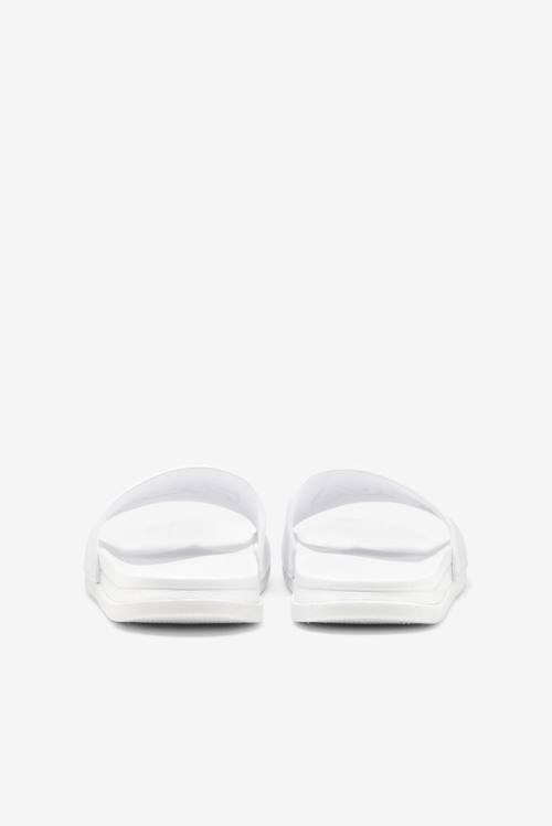 White / Navy / Red Women's Fila Drifter Luxe Slides | Fila249VS