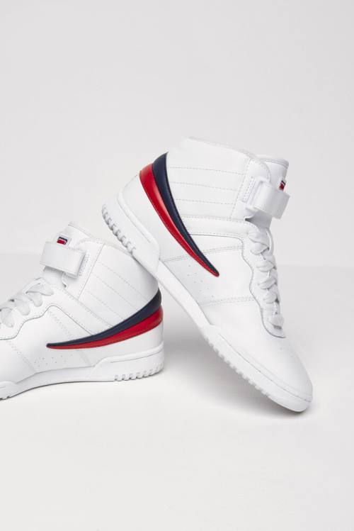 White / Navy / Red Women's Fila F-13 Sneakers | Fila763KE