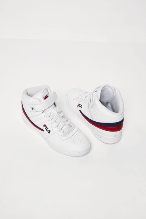 White / Navy / Red Women's Fila F-13 Sneakers | Fila763KE