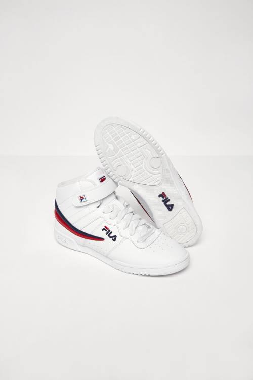 White / Navy / Red Women\'s Fila F-13 Sneakers | Fila763KE