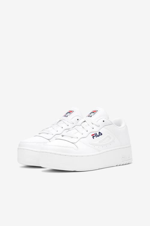 White / Navy / Red Women's Fila Fx-115 Dsx Sneakers | Fila379VF