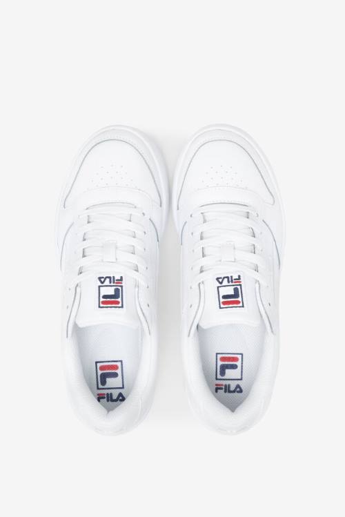 White / Navy / Red Women's Fila Lnx-100 Sneakers | Fila762XB