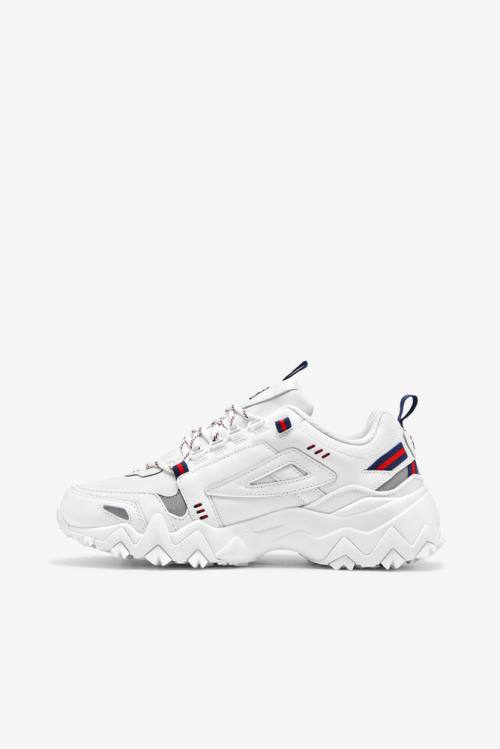 White / Navy / Red Women's Fila Oakmont TR Sneakers | Fila816ER