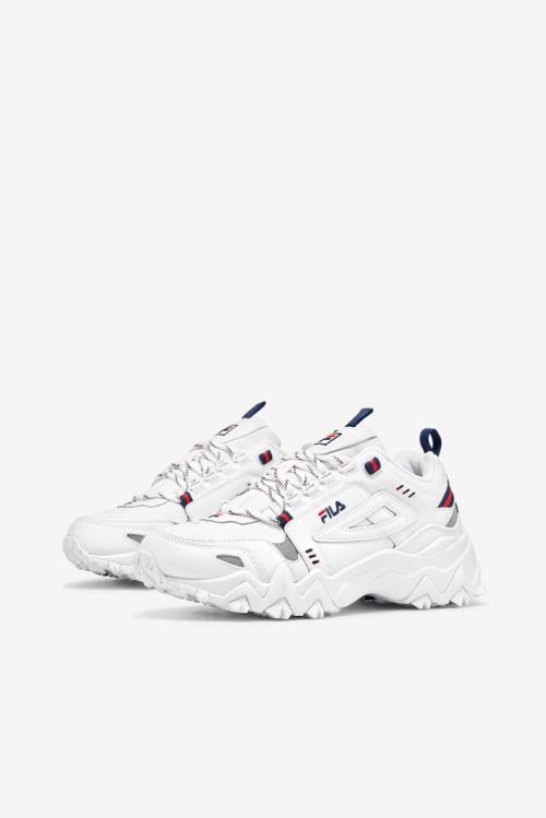 White / Navy / Red Women's Fila Oakmont TR Sneakers | Fila816ER