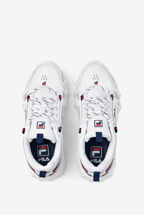 White / Navy / Red Women's Fila Oakmont TR Sneakers | Fila816ER