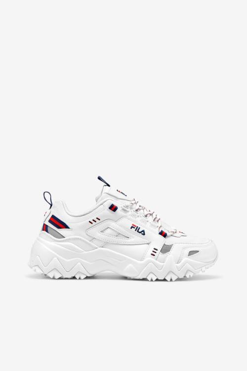 White / Navy / Red Women\'s Fila Oakmont TR Sneakers | Fila816ER