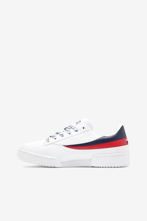 White / Navy / Red Women's Fila Original Tennis Lx X Brooks Brothers Tennis Shoes | Fila632TE