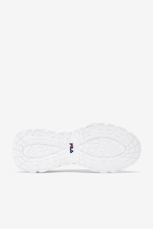 White / Navy / Red Women's Fila Relectrove Premium Sneakers | Fila207SJ