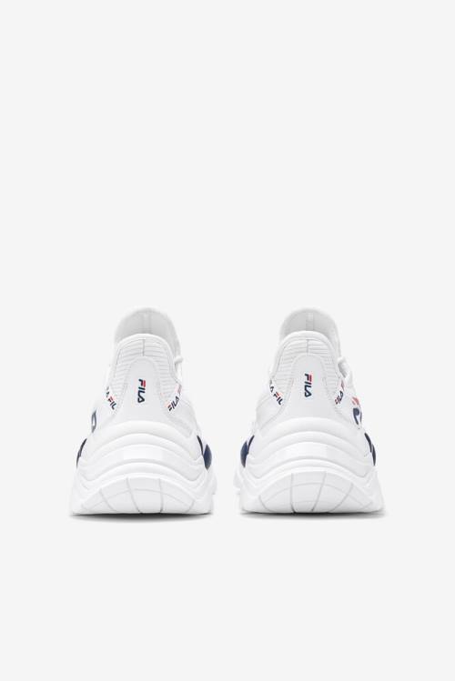 White / Navy / Red Women's Fila Relectrove Premium Sneakers | Fila207SJ