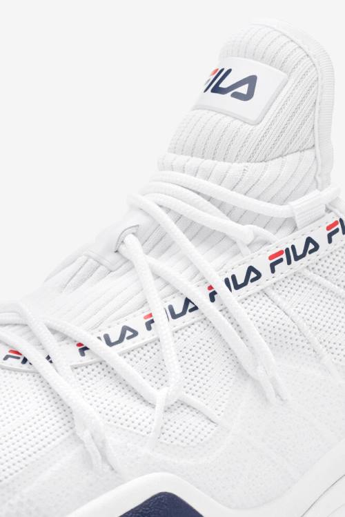 White / Navy / Red Women's Fila Relectrove Premium Sneakers | Fila207SJ