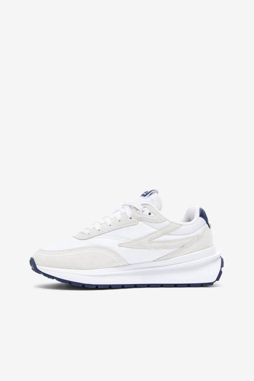 White / Navy / Red Women's Fila Renno Sneakers | Fila973GK