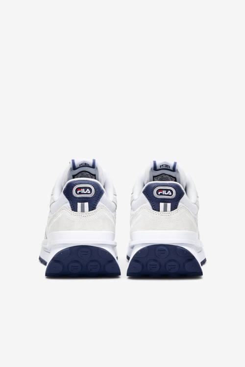 White / Navy / Red Women's Fila Renno Sneakers | Fila973GK