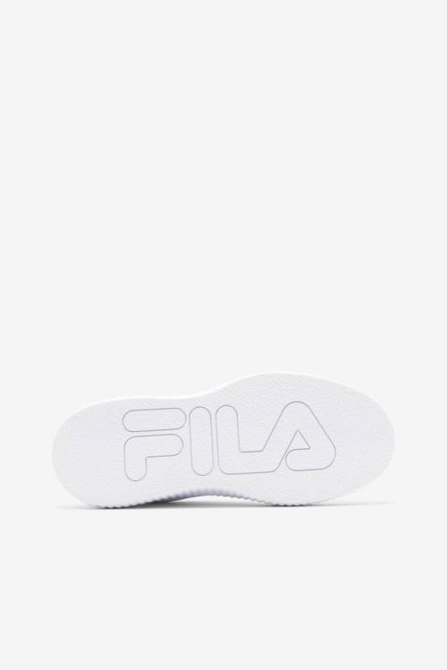 White / Navy / Red Women's Fila Sandblast Oversole Rolando Sneakers | Fila915QC