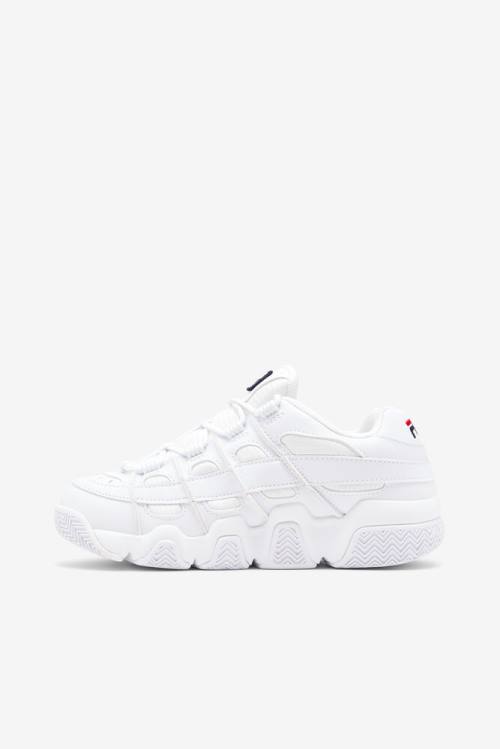 White / Navy / Red Women's Fila Uproot Sneakers | Fila479VG