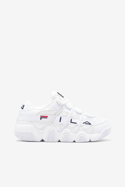 White / Navy / Red Women\'s Fila Uproot Sneakers | Fila479VG