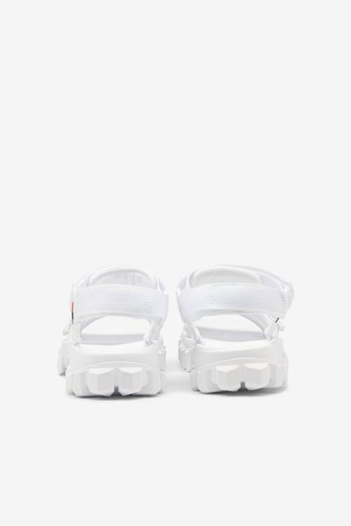 White / Navy / Red Women's Fila Yak Sandals | Fila680IP