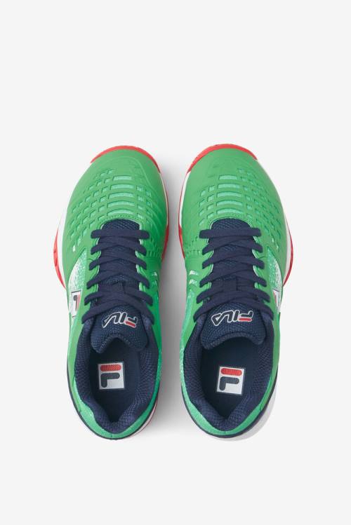 White / Navy Women's Fila Axilus 2 Energized Le Tennis Shoes | Fila392MA