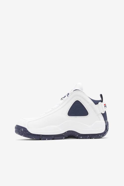 White / Navy Women's Fila Grant Hill 2 '96 Reissue Limited Edition Sneakers | Fila186HB