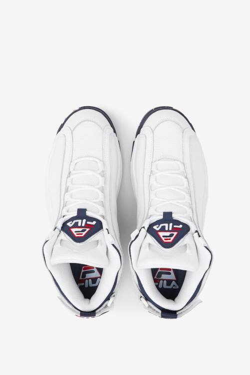 White / Navy Women's Fila Grant Hill 2 '96 Reissue Limited Edition Sneakers | Fila186HB