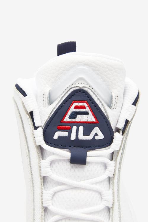 White / Navy Women's Fila Grant Hill 2 '96 Reissue Limited Edition Sneakers | Fila186HB