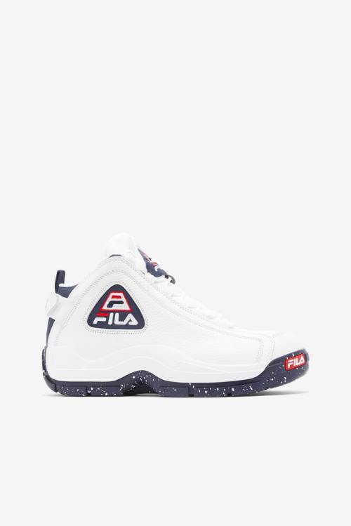 White / Navy Women\'s Fila Grant Hill 2 \'96 Reissue Limited Edition Sneakers | Fila186HB