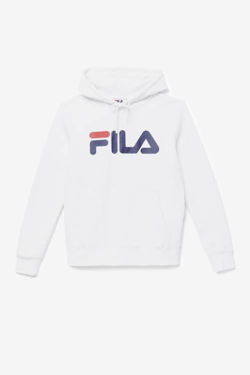 White / Navy Women\'s Fila Lucy Hoodie | Fila439HU