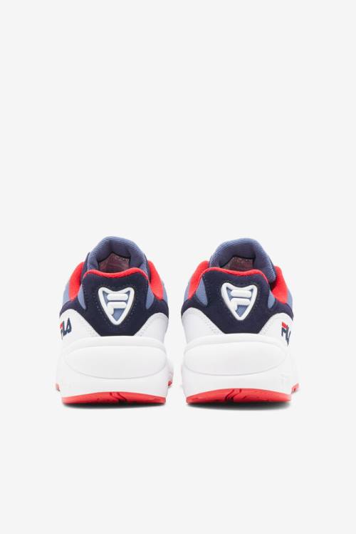 White / Navy Women's Fila V94m Sneakers | Fila796ZD