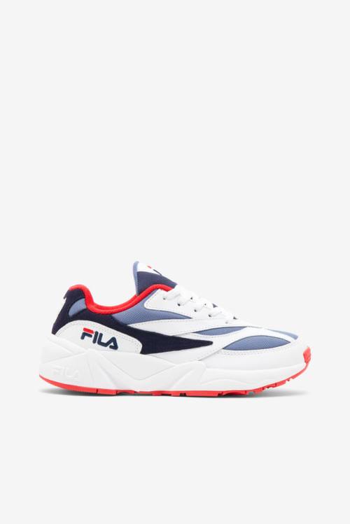 White / Navy Women\'s Fila V94m Sneakers | Fila796ZD